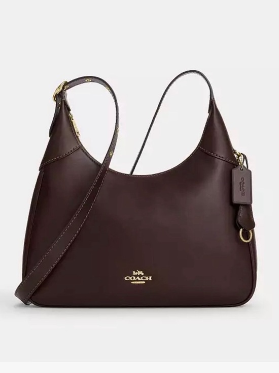 Coach Handbags - Coach Ella Shoulder Bag Espresso